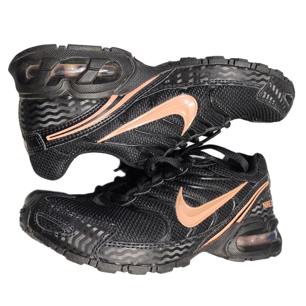 Nike Air Max Torch 4 Running Sneakers Womens US 7 Black Pink Lace Up 343851-012